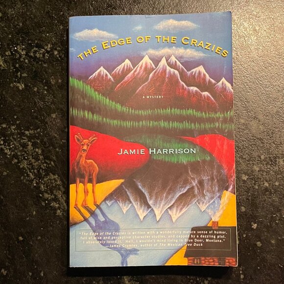 "The Edge of the Crazies," by Jamie Harrison, 1995 First Edition Paperback - Picture 1 of 6